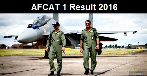 AFCAT 2016 Result