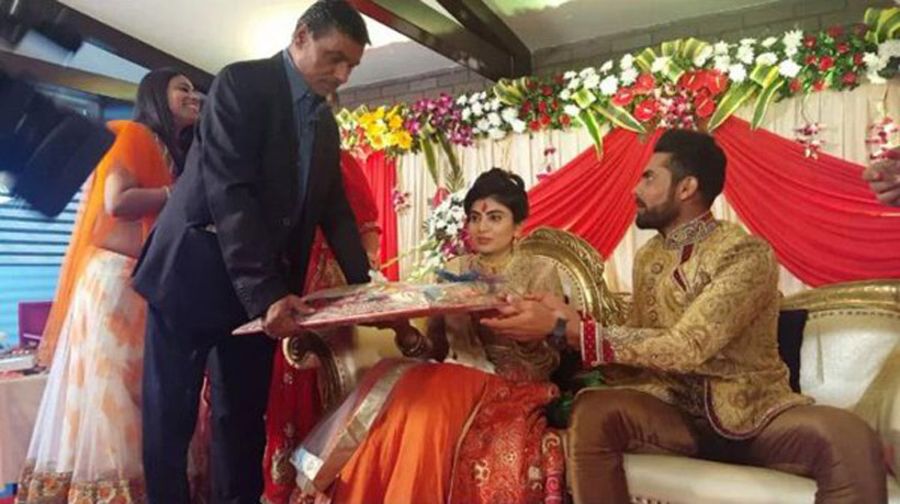 Ravindra Jadeja Engagement