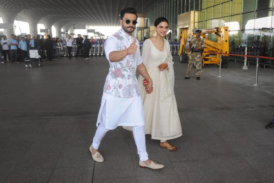 Ranveer Singh and Deepika Padukone Wedding/ Mehndi Pics 
